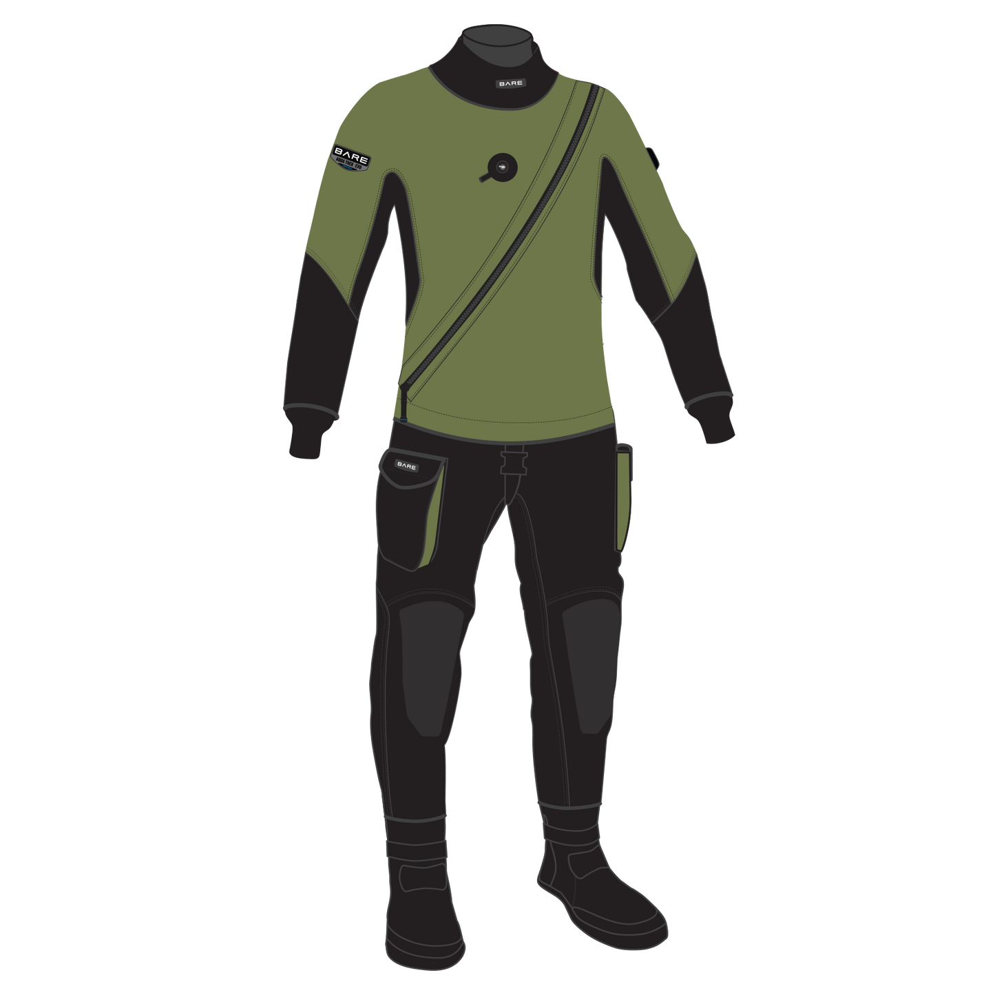 BARE Aqua Trek Evo Tech Dry tørrdrakt herre og dame