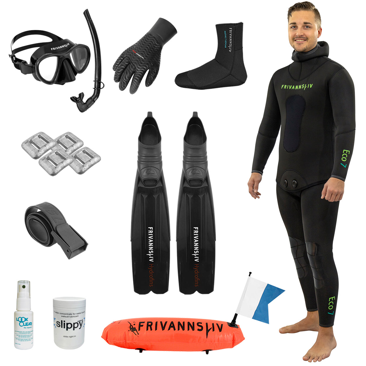 Utstyrspakke fridykker