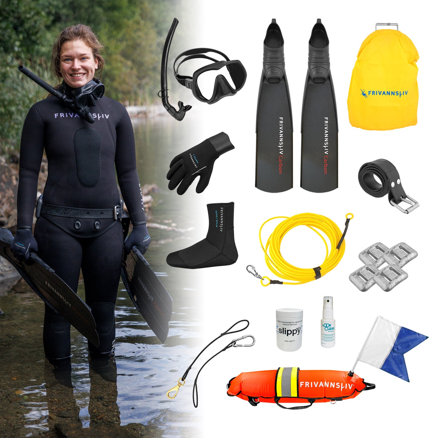 Utstyrspakke fridykker pluss