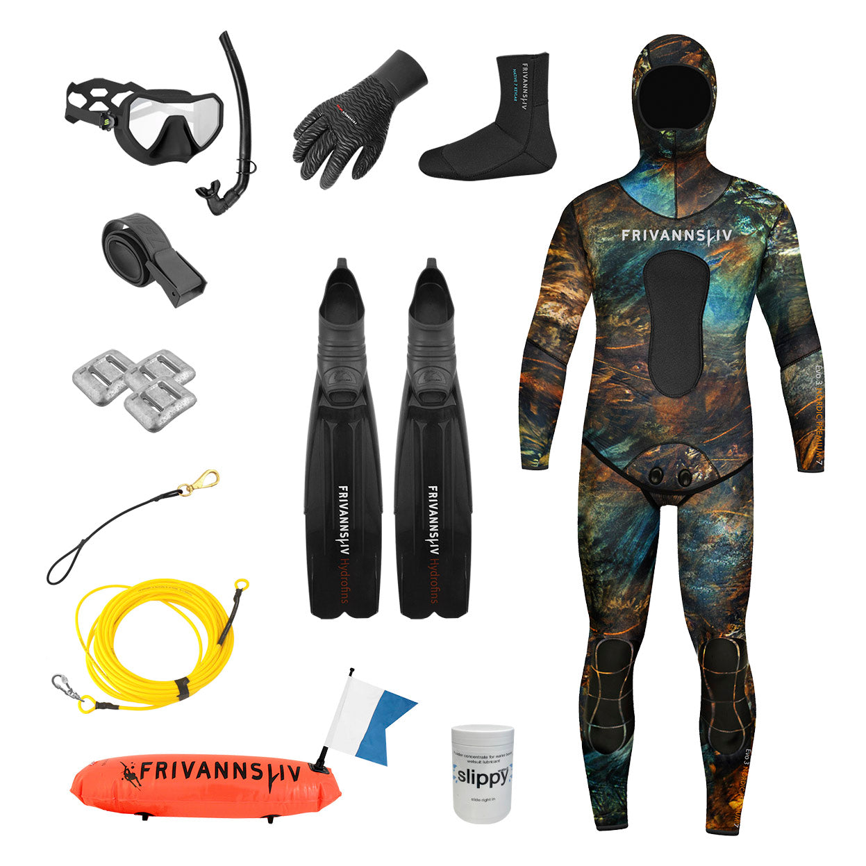 Utstyrspakke fridykker sommer