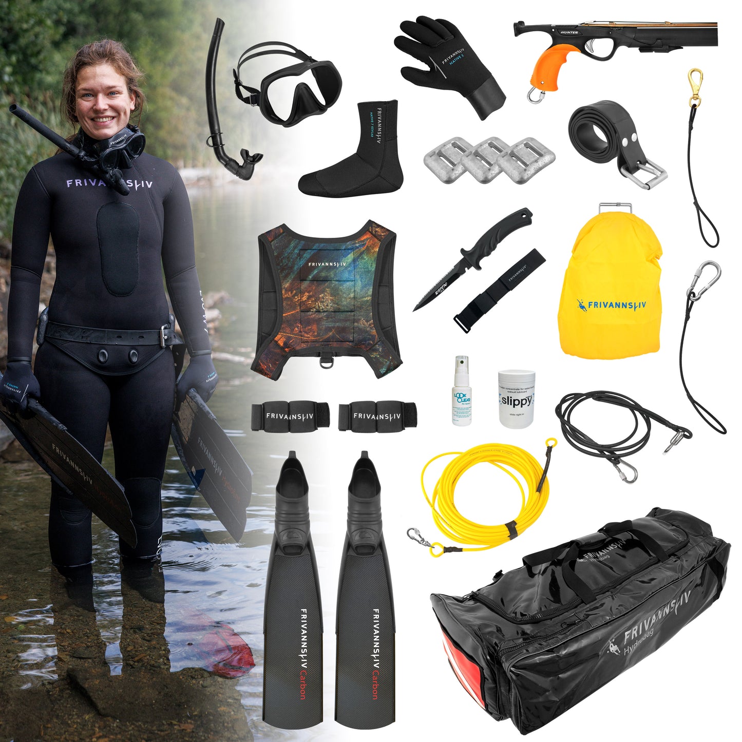 Utstyrspakke undervannsjeger pluss