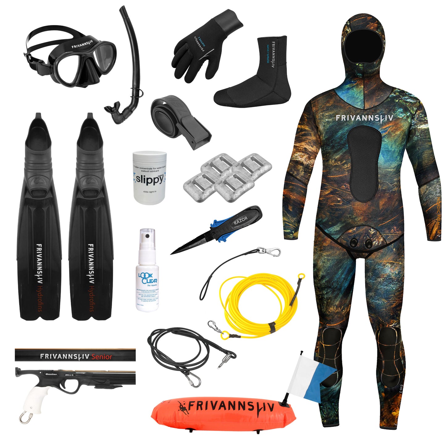 Utstyrspakke undervannsjeger