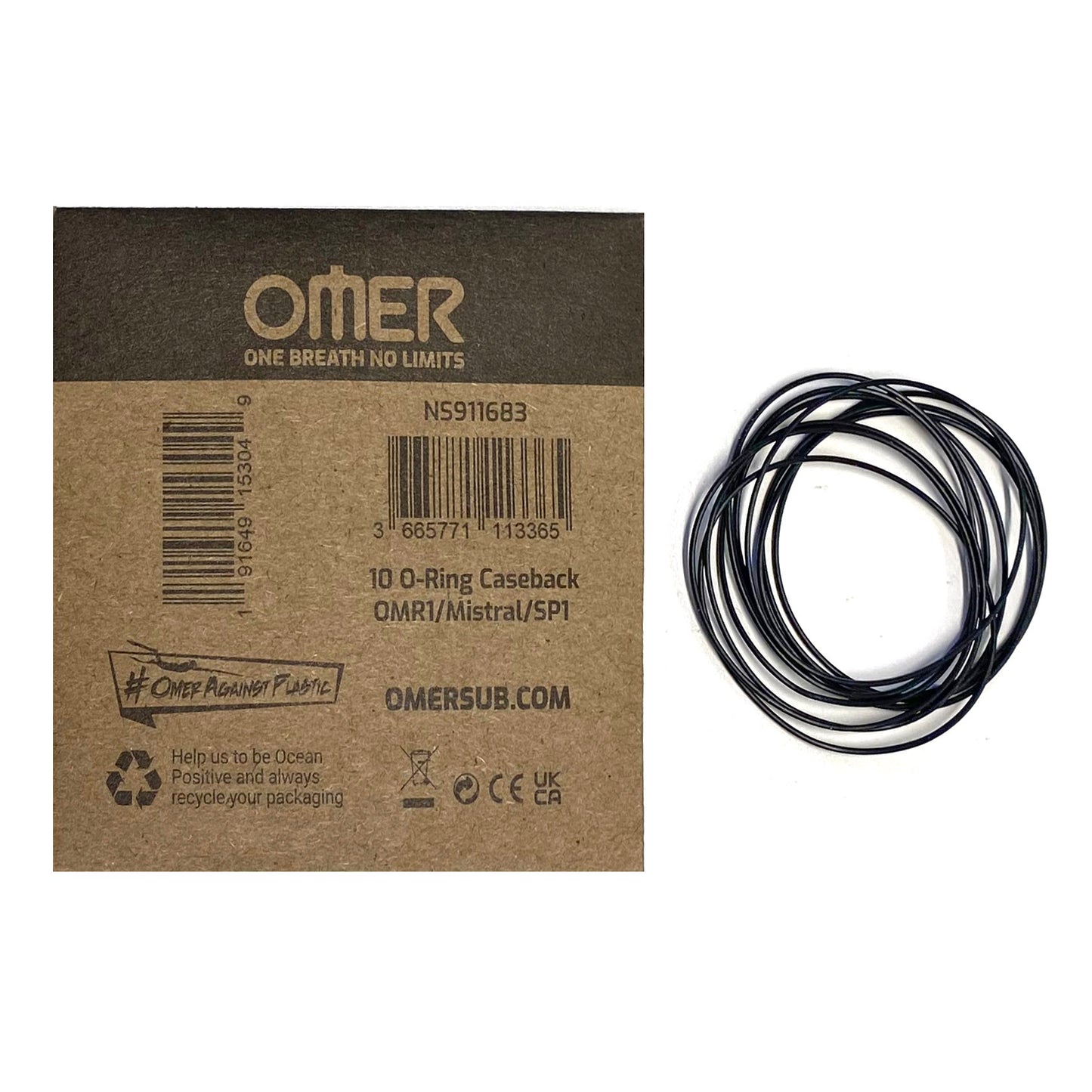 Omer O-ringer 10-pk til OMR1, Mistral og SP1.