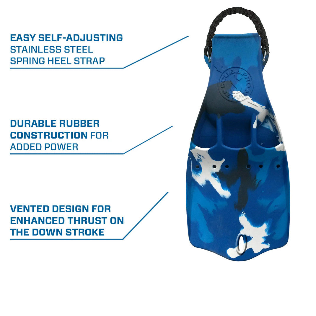 Scubapro Jetfin m/springstraps (camo)