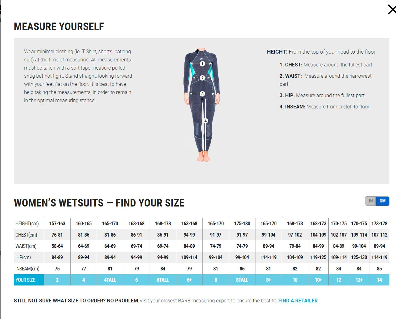 BARE Elate 2mm, shorty