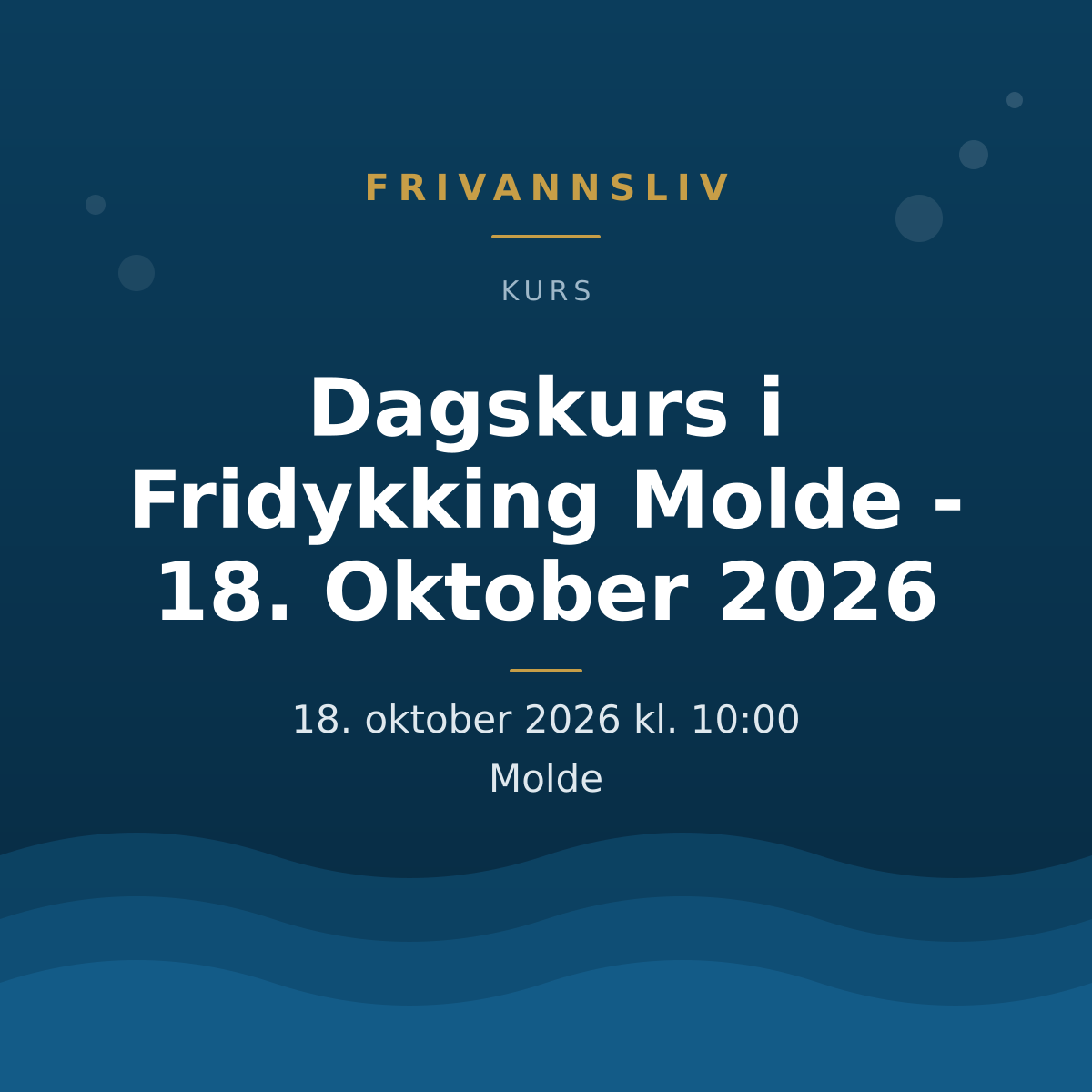 Dagskurs i Fridykking Molde - 18. Oktober 2026