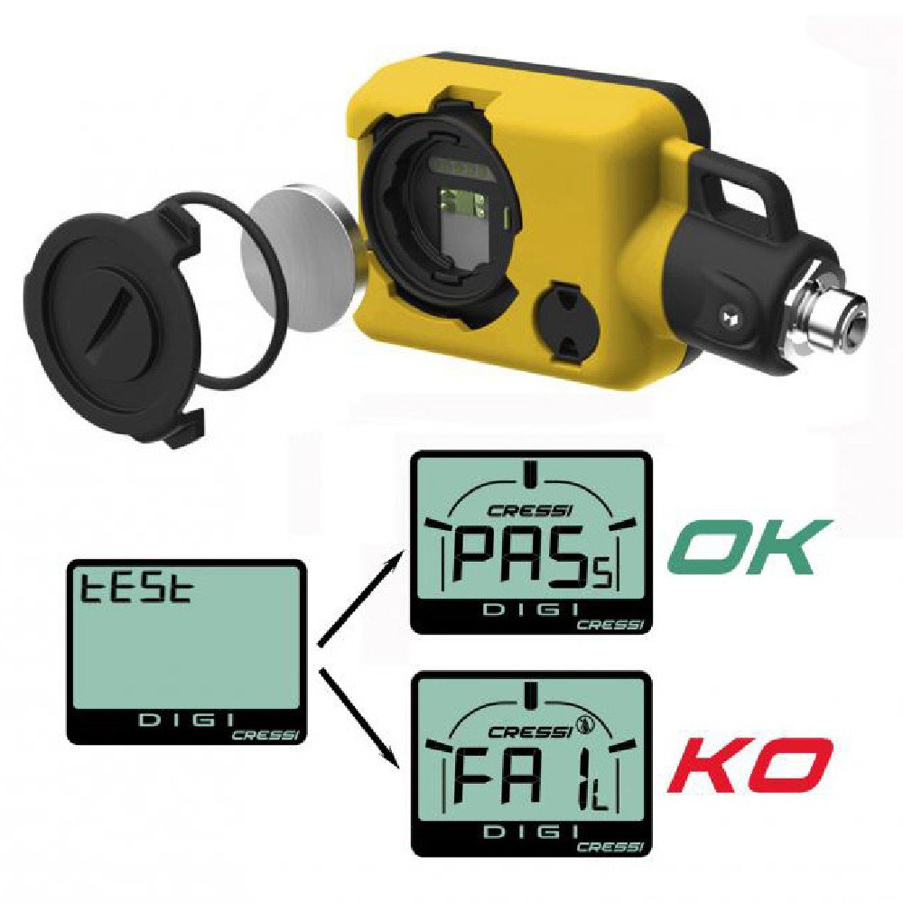 Cressi DIGI, digital trykkmåler