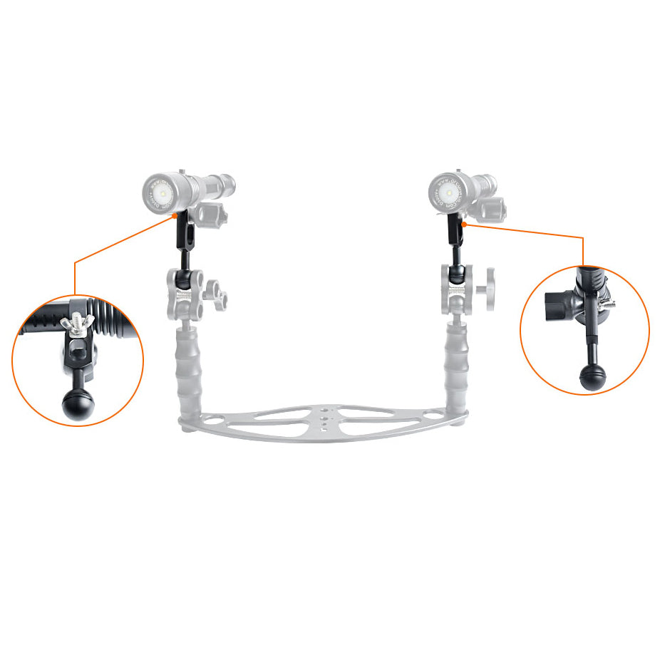 Orcatorch YS-adapter til videostativ