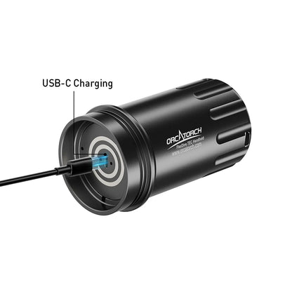 Orcatorch FlexDive TEC håndholdt dykkerlykt 8000 lumen