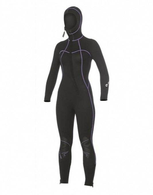 Demo: ONLY Nixie hooded wetsuit 7mm, women's size 8T