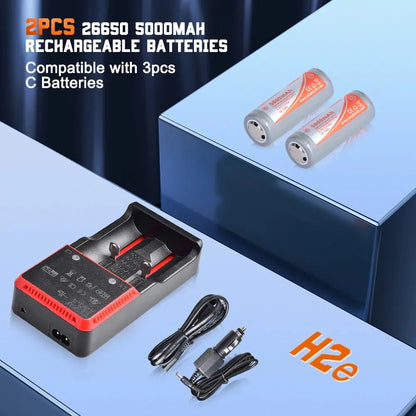 Orcatorch D511 dykkelykt 2200 lumen