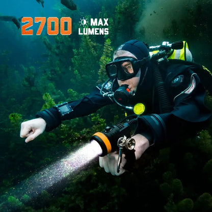 OrcaTorch D620 dykkelykt cannister 2700 lumen