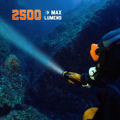 OrcaTorch D850 dykkelykt 2500 lumen