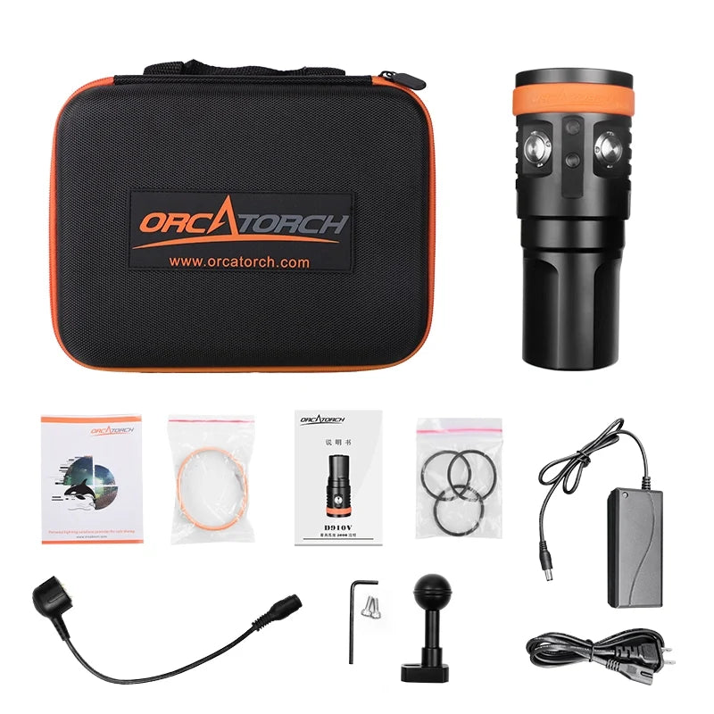 Orcatorch D900V videolykt 2200 lumen