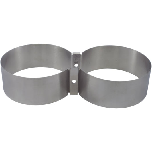 Dirzone tankbånd stål 140/154 mm (par)