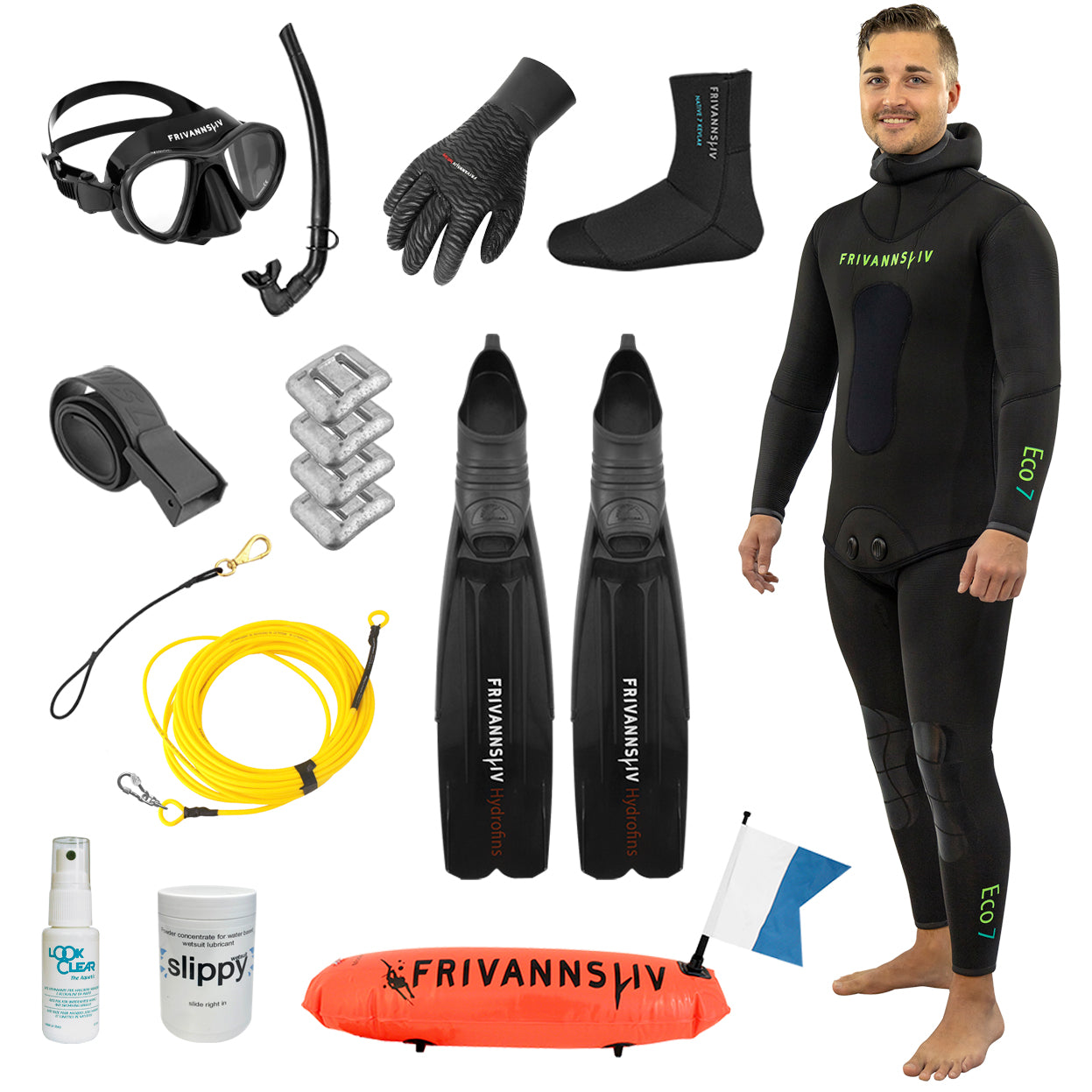Utstyrspakke fridykker