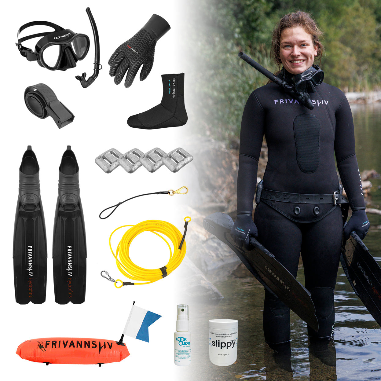 Utstyrspakke fridykker