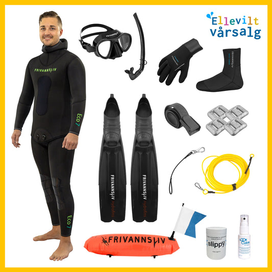 Utstyrspakke fridykker - ellevill kampanje