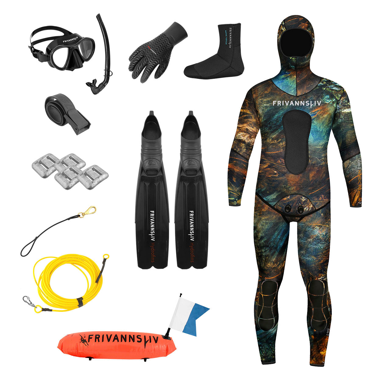 Equipment package freediving summer