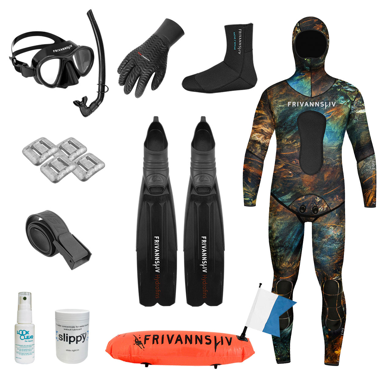 Utstyrspakke fridykker