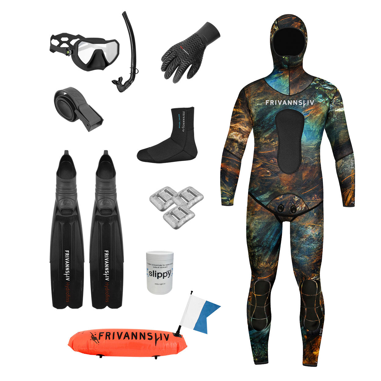 Utstyrspakke fridykker sommer