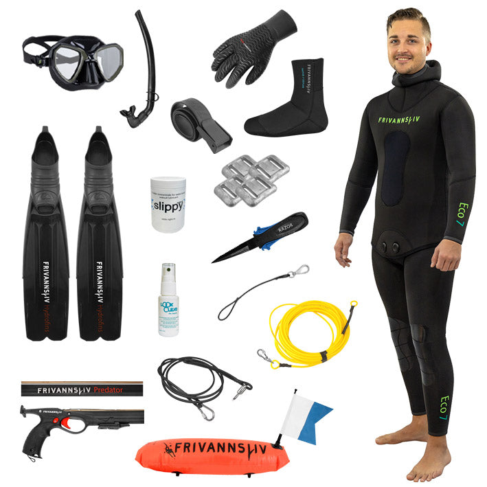 Utstyrspakke undervannsjeger