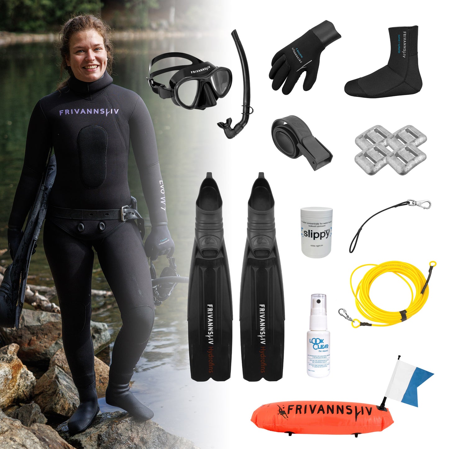 Utstyrspakke fridykker