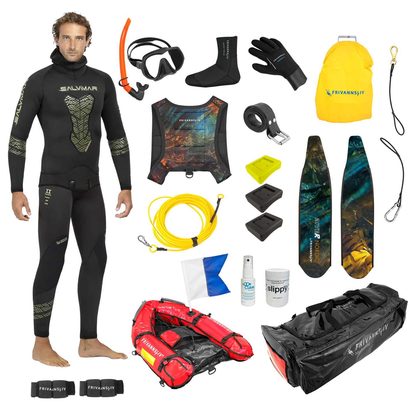 Utstyrspakke fridykker premium