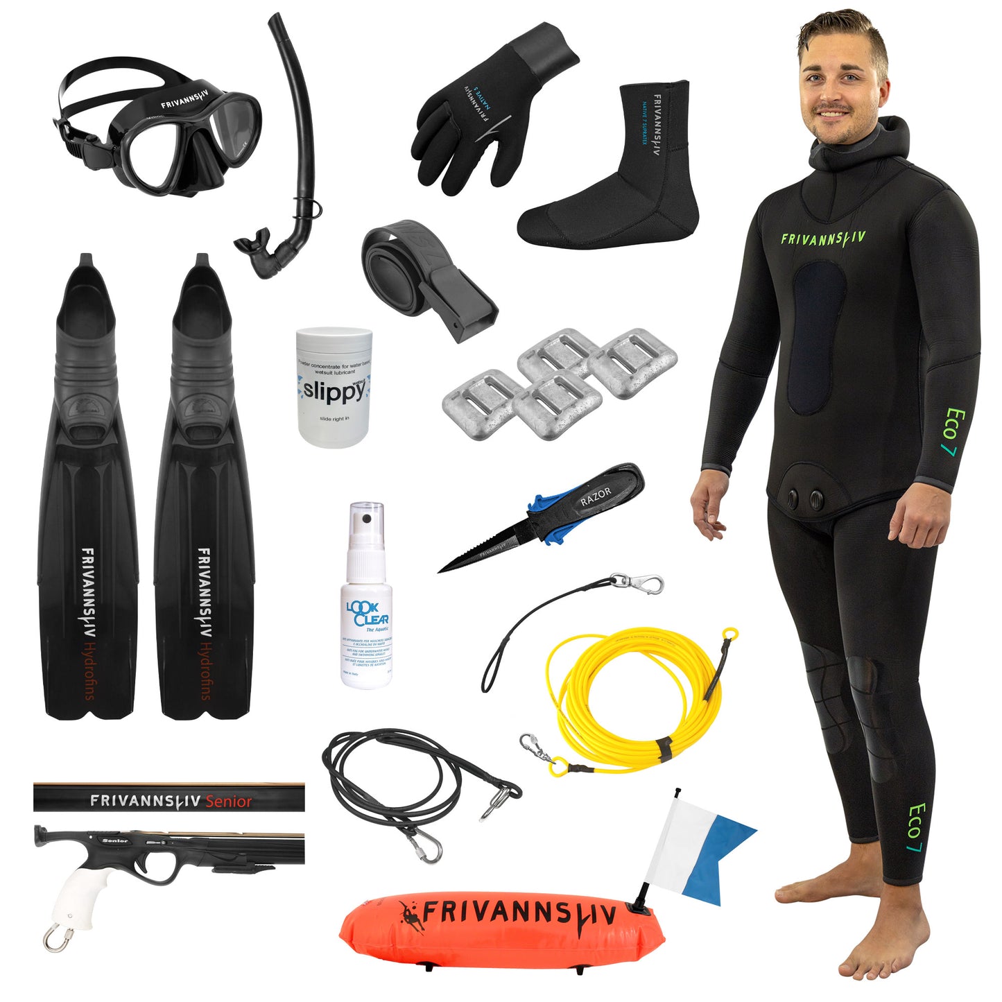 Utstyrspakke undervannsjeger