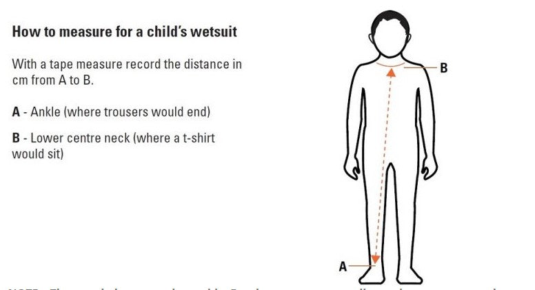NCW våtdrakt barn, 5mm (1 - 9 år)