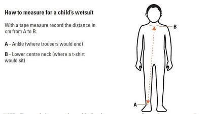 NCW våtdrakt barn, 5mm (1 - 9 år)