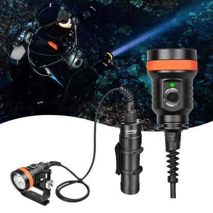 OrcaTorch D630 V2.0 dykkelykt cannister 4000 lumen