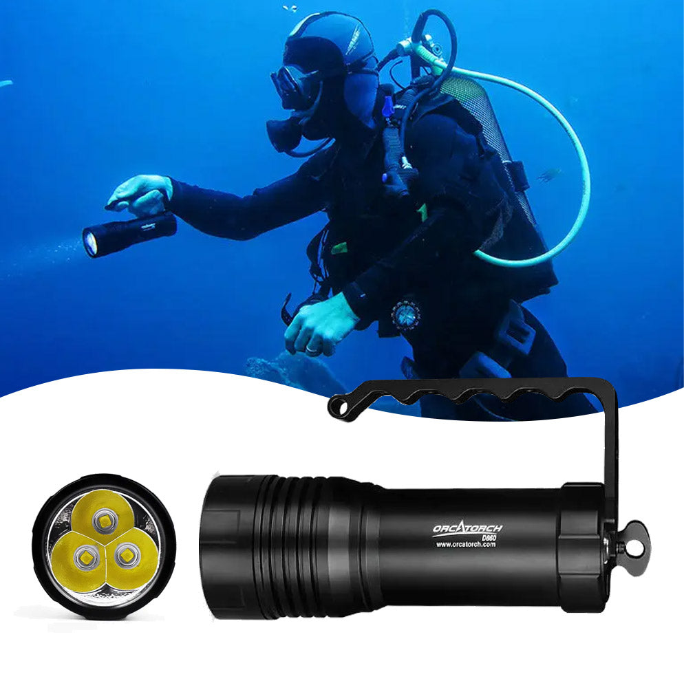 Orcatorch D860 dykkelykt 4200 lumen