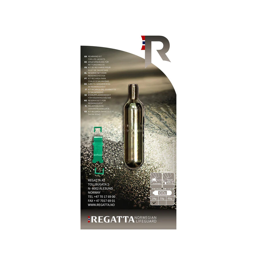 Regatta Co2 cylinder with Clip HR/UML