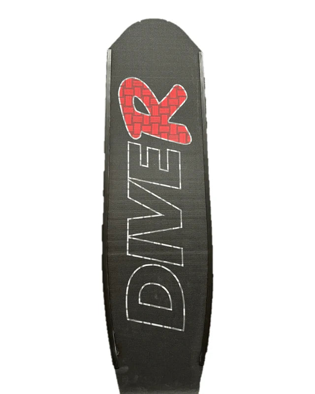 DiveR Frivannsliv - Innegra Carbon Medium Black RED R