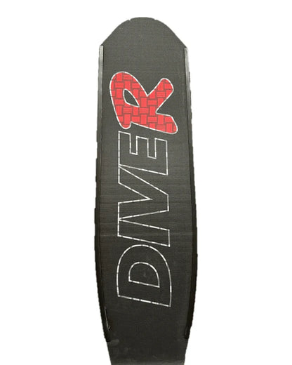 DiveR Frivannsliv - Innegra Carbon Medium Black RED R