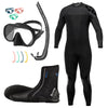 Utstyrspakke snorkling 5mm, herre