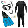 Utstyrspakke snorkling 5mm, herre