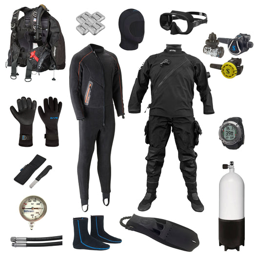 Utstyrspakke dykker nybegynner