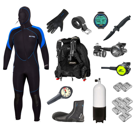Diving package wet suit