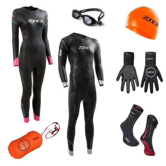 Equipment package sea swimming beginner