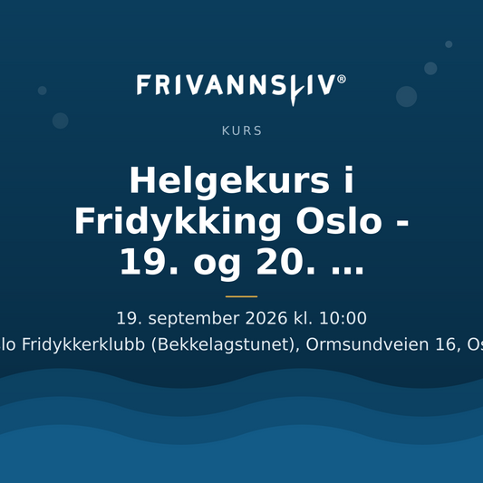 Helgekurs i Fridykking Oslo - 19. og 20. September 2026