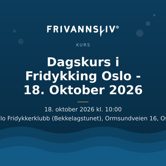 Dagskurs i Fridykking Oslo - 18. Oktober 2026
