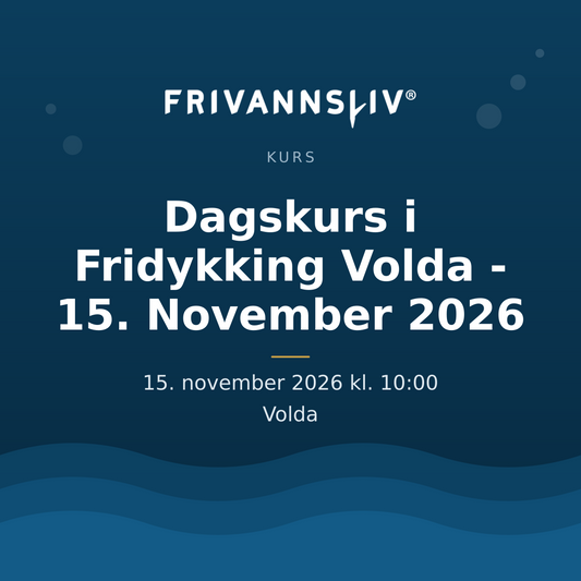 Dagskurs i Fridykking Volda - 15. November 2026
