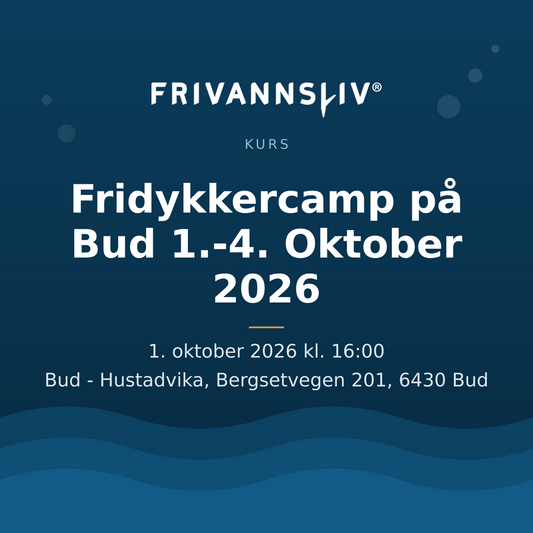 Fridykkercamp på Bud 1.-4. Oktober 2026