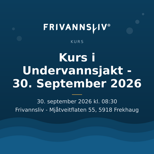 Kurs i Undervannsjakt - 30. September 2026