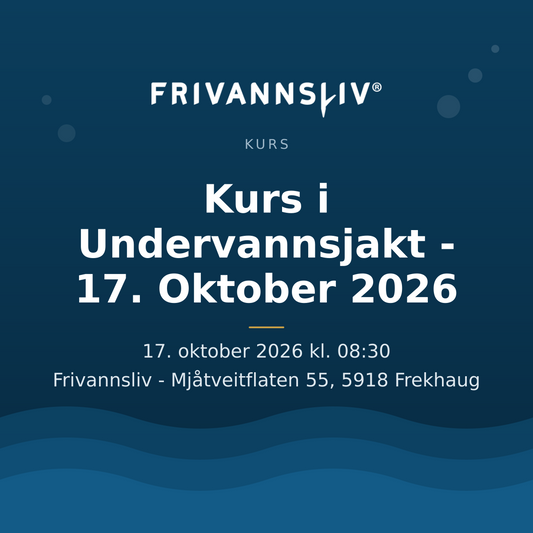 Kurs i Undervannsjakt - 17. Oktober 2026