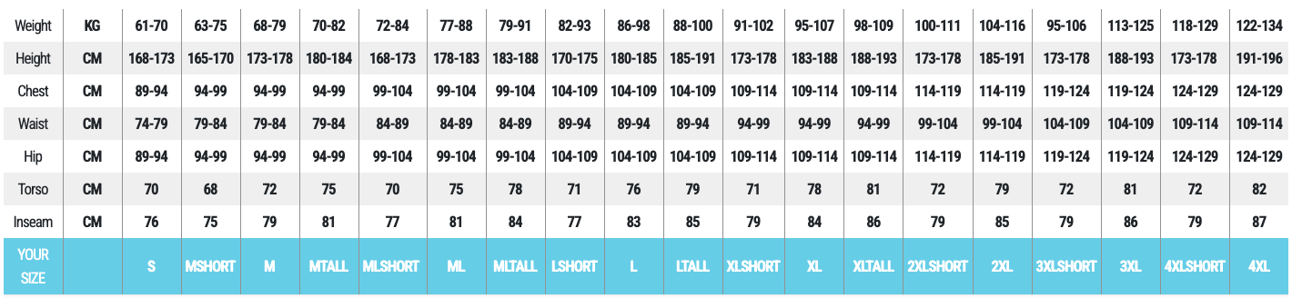 Polar Xtreme Full vams varmedress, herre