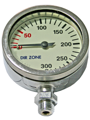 DirZone manometer, SPG 63mm 0-300 Bar