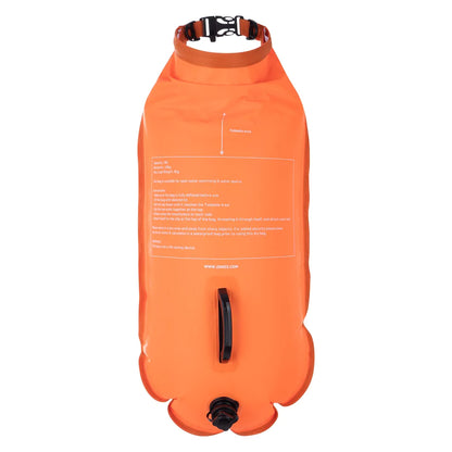 Zone3 safety buoy dry bag, 28 liters w/LED light